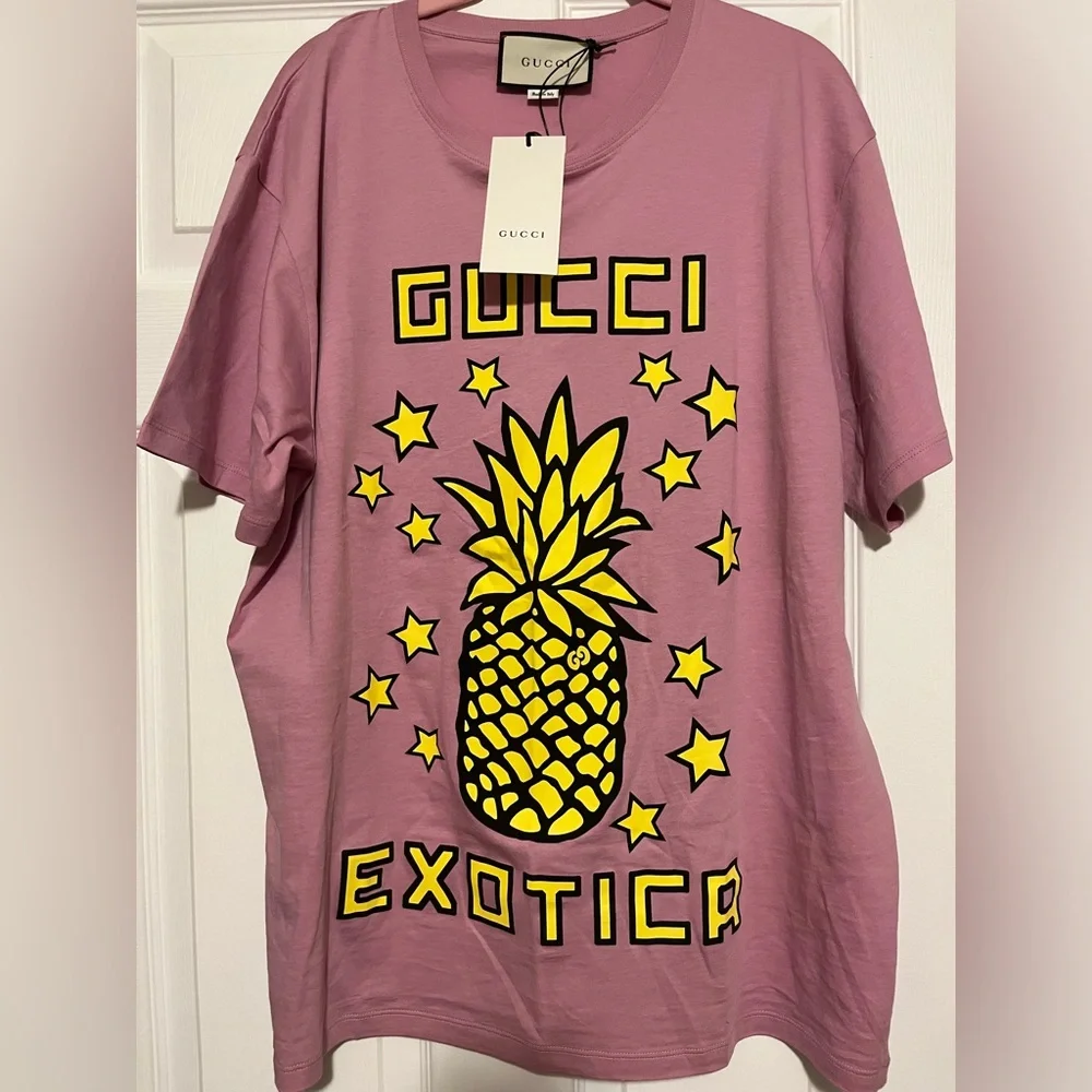 Gucci Pineapple Exotica T-shirt Large NWT - Picture 1 of 2